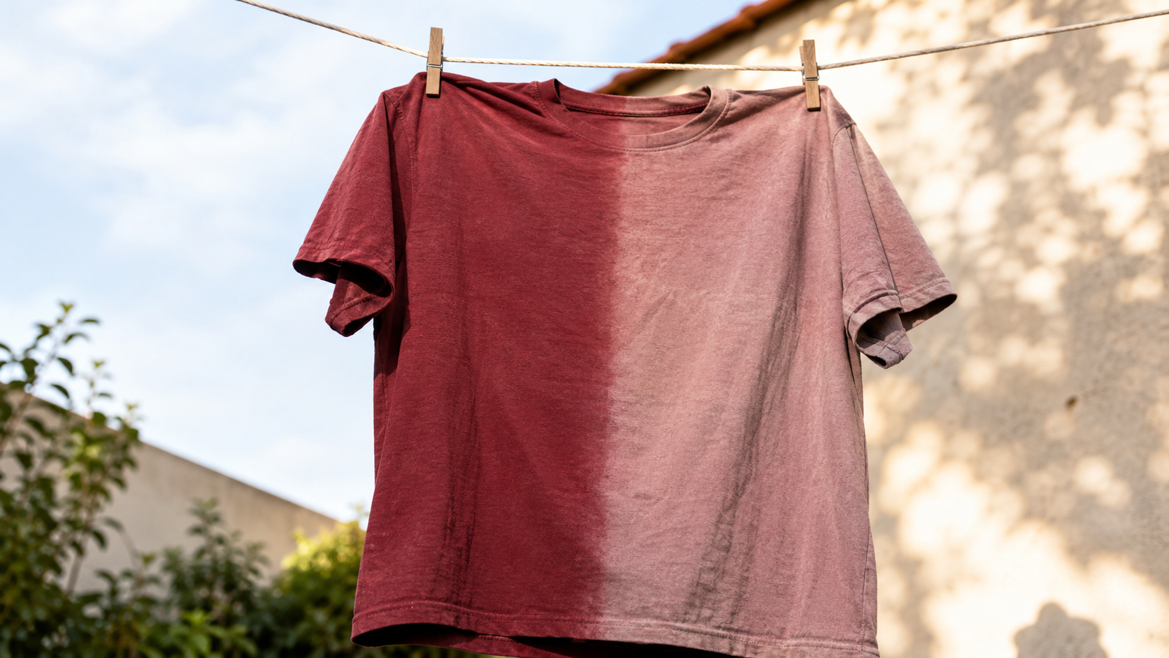 desbotamento de roupas